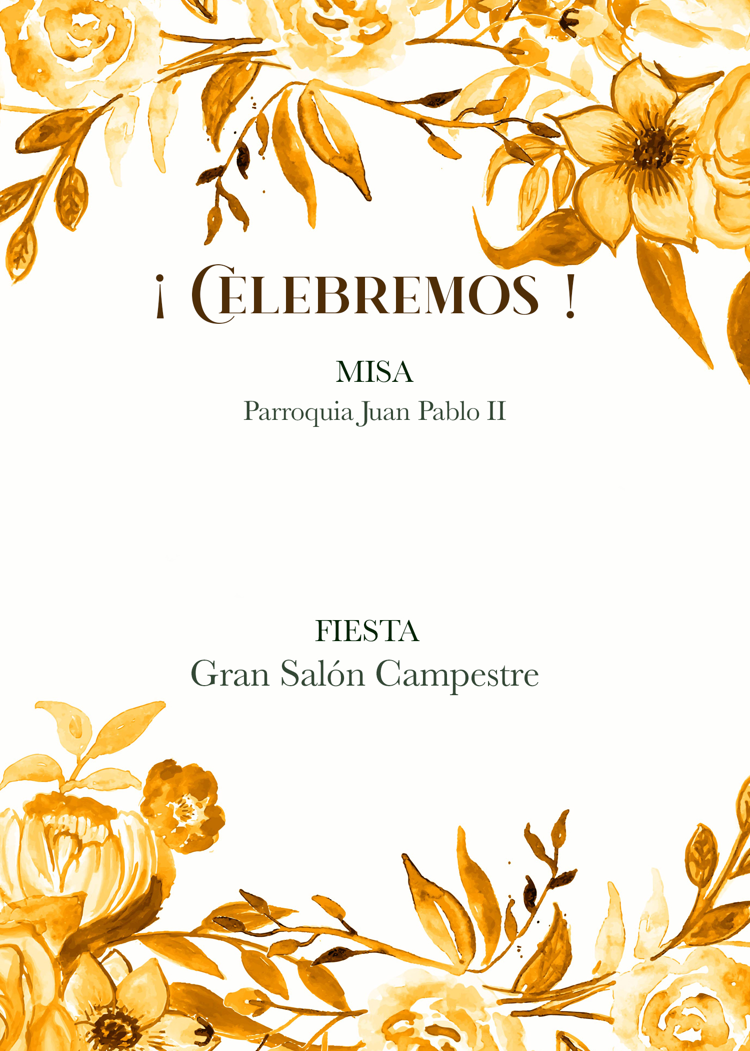 Invitación Carolina